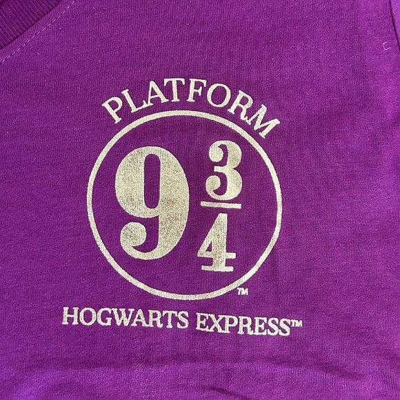 fitted purple harry potter v-neck tshirt - Picture 2 of 3
